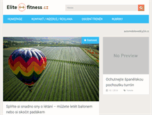 Tablet Screenshot of elitefitness.cz