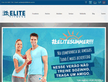 Tablet Screenshot of elitefitness.com.br