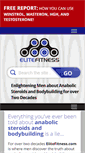 Mobile Screenshot of elitefitness.com